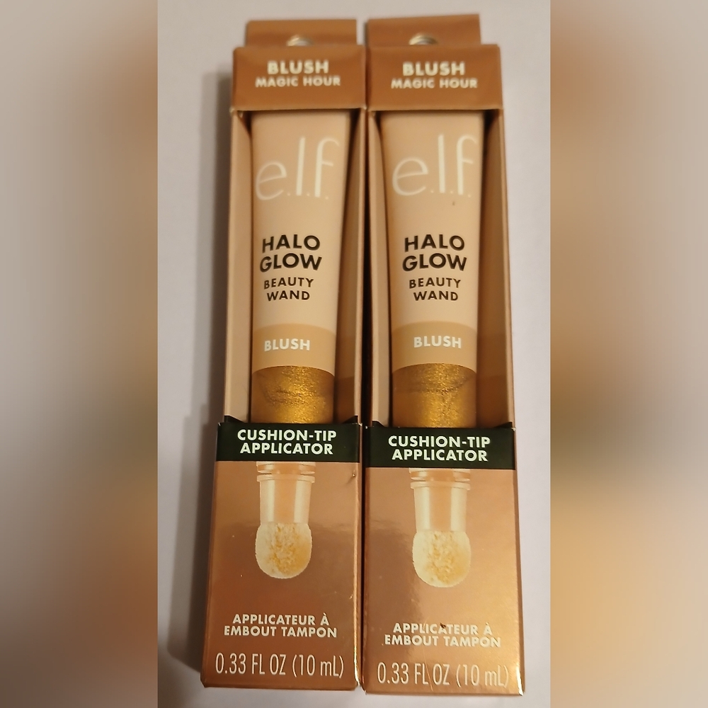 2 Blush ELF halo glow beauty wand bundle new